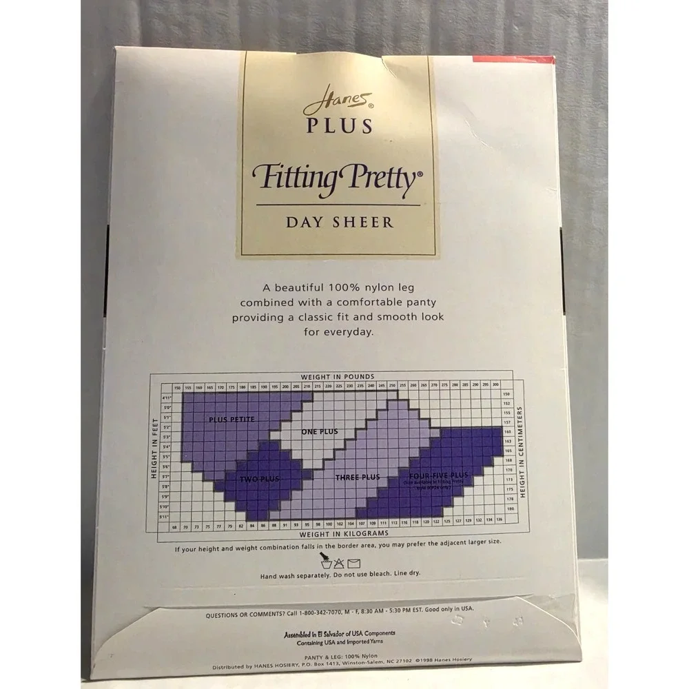 Hanes Plus Fitting Pretty Day Sheer Two plus 2+ Town Taupe (2)